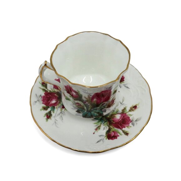 HAMMERSLEY Tea Cup and Saucer Rose Floral Design England Vintage - Picture 6 of 11